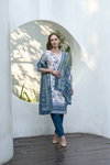 Tew Cotton With Printed Kurti With Bottom Dupatta Wholesale Suppliers In Mumbai